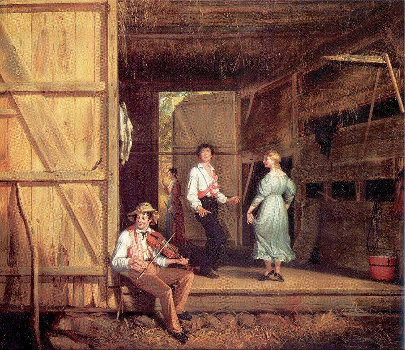 William Sidney Mount Dancing on the Barn China oil painting art